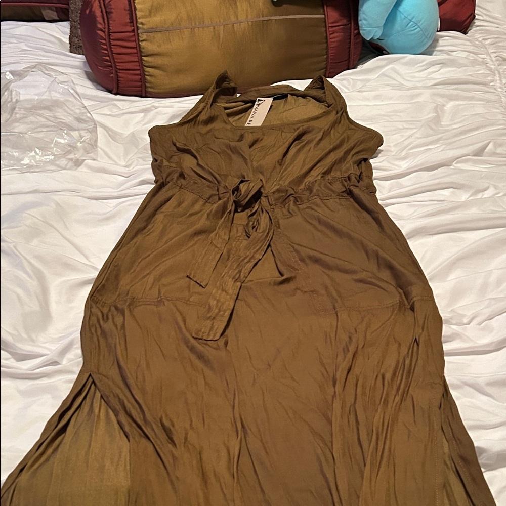 Banana Republic Olive Maxi Dress